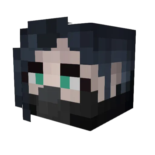 neospacianT07 Minecraft avatar head, 3D render