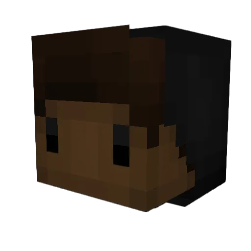 neotay Minecraft avatar head, 3D render