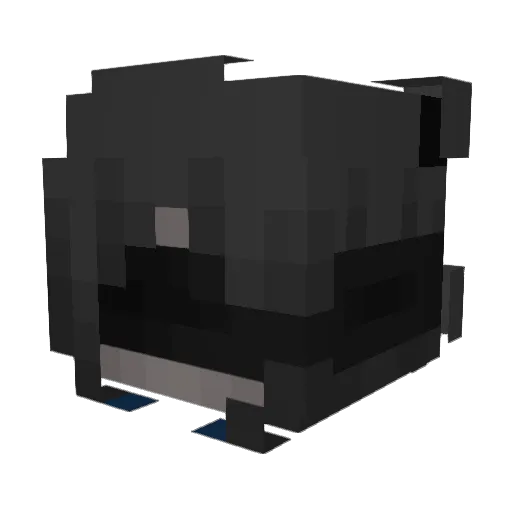neoverse Minecraft avatar head, 3D render
