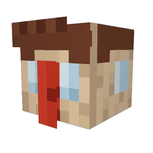 neowit Minecraft avatar head, 3D render
