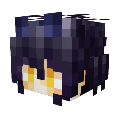 nepa32 Minecraft avatar head, 3D render