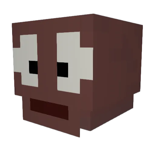 nepoleon1 Minecraft avatar head, 3D render
