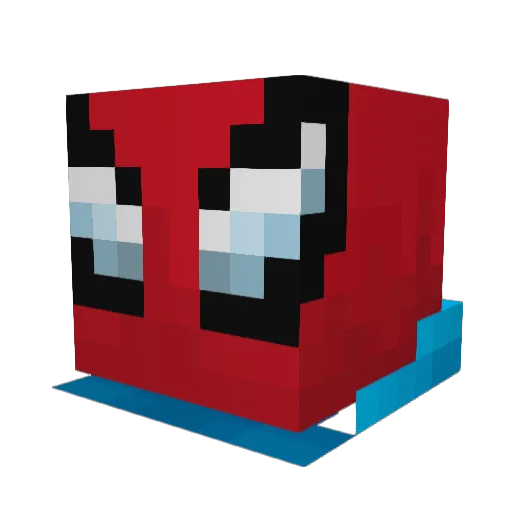 nepoma000 Minecraft avatar head, 3D render