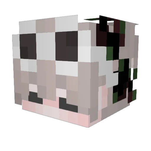 neppys Minecraft avatar head, 3D render