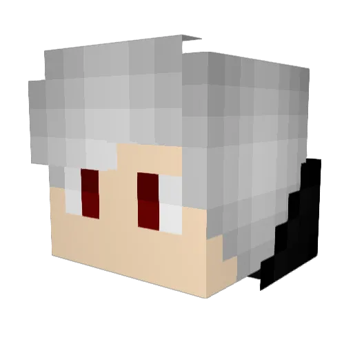 nepten666 Minecraft avatar head, 3D render