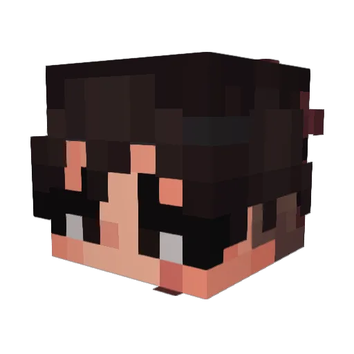 neptunescomet Minecraft avatar head, 3D render