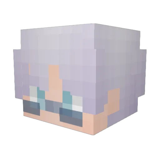 neptunexdz_ Minecraft avatar head, 3D render