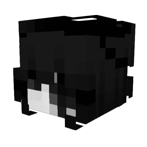 nepuvir Minecraft avatar head, 3D render