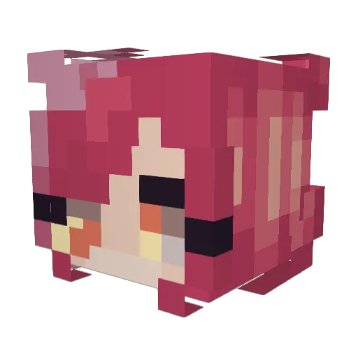 nerdslayerxx Minecraft avatar head, 3D render