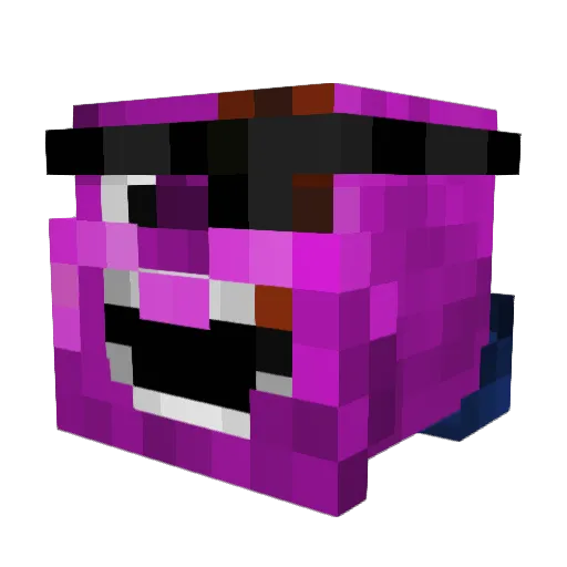 nerfball24 Minecraft avatar head, 3D render