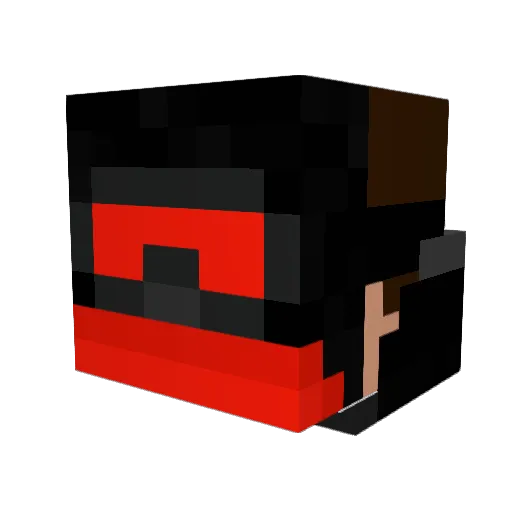 nerfbros3 Minecraft avatar head, 3D render