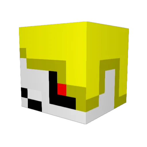 nerfgunner2003 Minecraft avatar head, 3D render