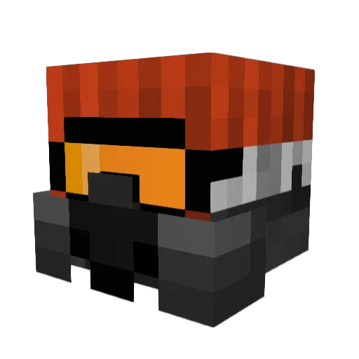 nerfiscool4 Minecraft avatar head, 3D render
