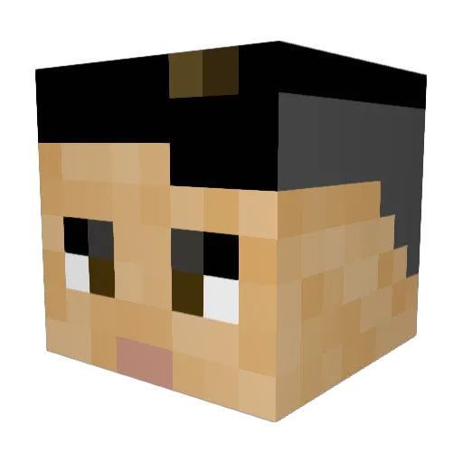nerfman328 Minecraft avatar head, 3D render