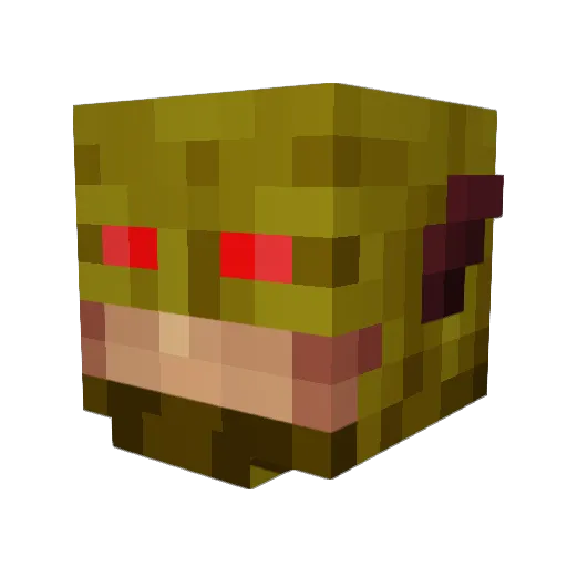 nerfplayer321 Minecraft avatar head, 3D render