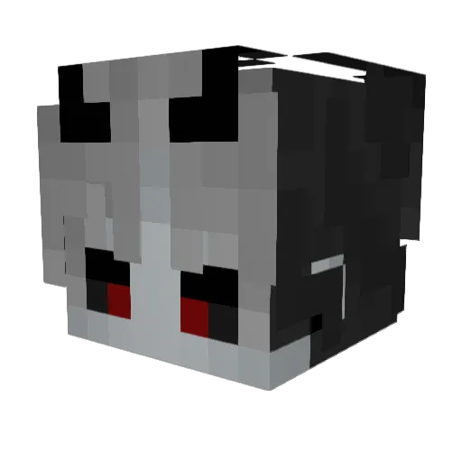 nerk3l Minecraft avatar head, 3D render