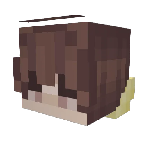 nermal_03 Minecraft avatar head, 3D render