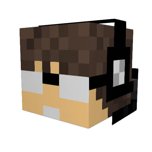 nero1984 Minecraft avatar head, 3D render