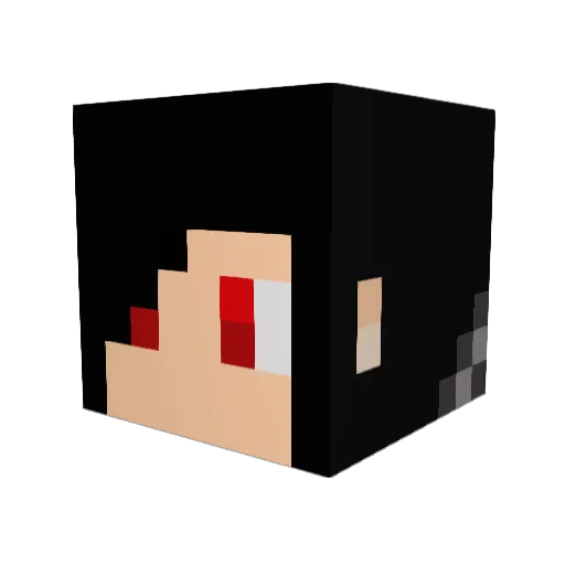 nero1991 Minecraft avatar head, 3D render