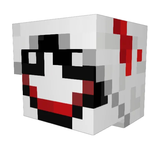 neroredgrave12 Minecraft avatar head, 3D render