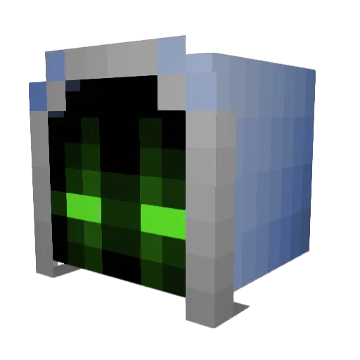 nerory Minecraft avatar head, 3D render