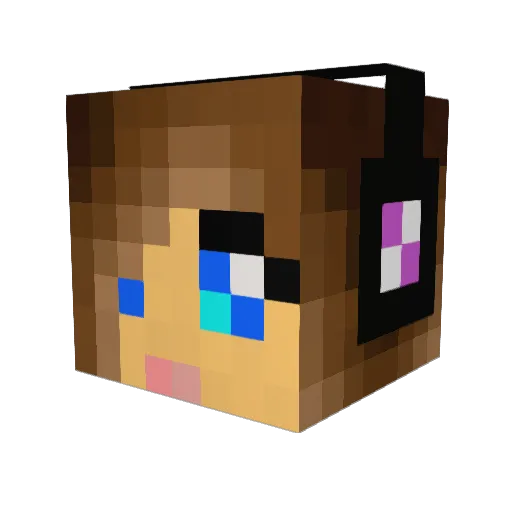 neros59 Minecraft avatar head, 3D render