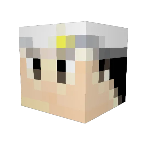 nervthink Minecraft avatar head, 3D render