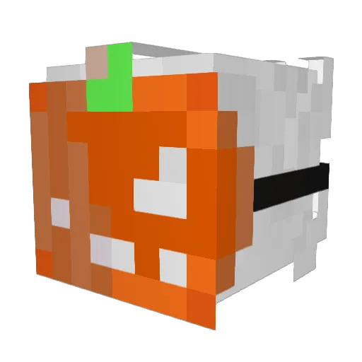 nerykv Minecraft avatar head, 3D render