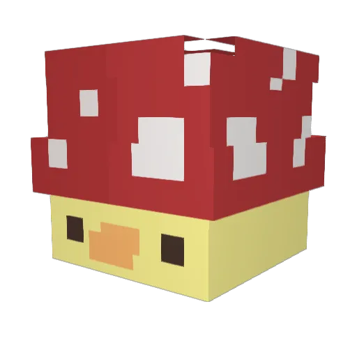 nes0i Minecraft avatar head, 3D render