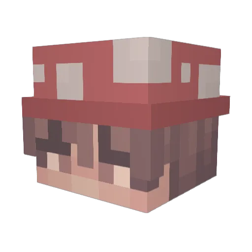 nescawS2 Minecraft avatar head, 3D render