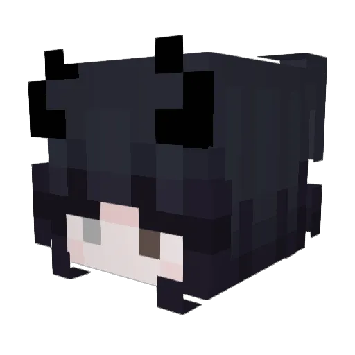 nesisleal Minecraft avatar head, 3D render