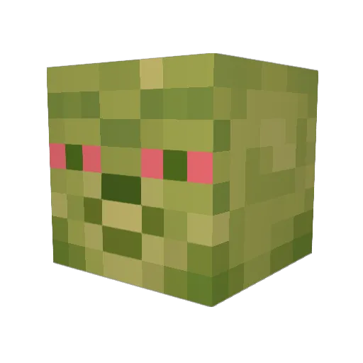 nesrimusta1 Minecraft avatar head, 3D render