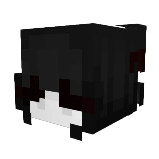 nesskae Minecraft avatar head, 3D render