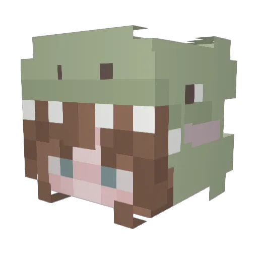 nessxie Minecraft avatar head, 3D render