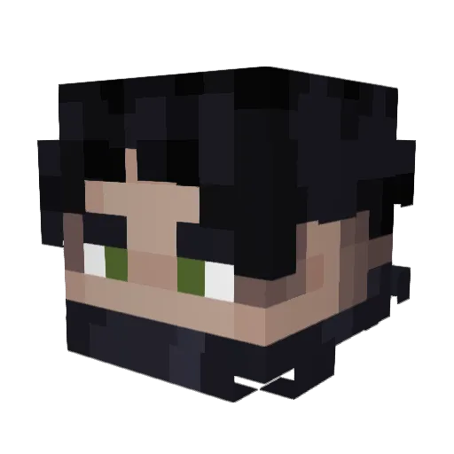 nessyyx Minecraft avatar head, 3D render