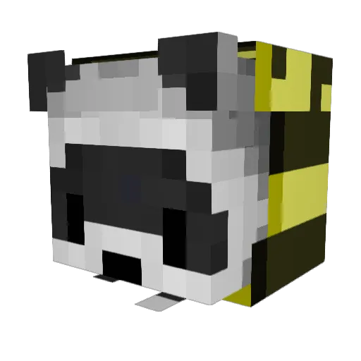 nestario Minecraft avatar head, 3D render