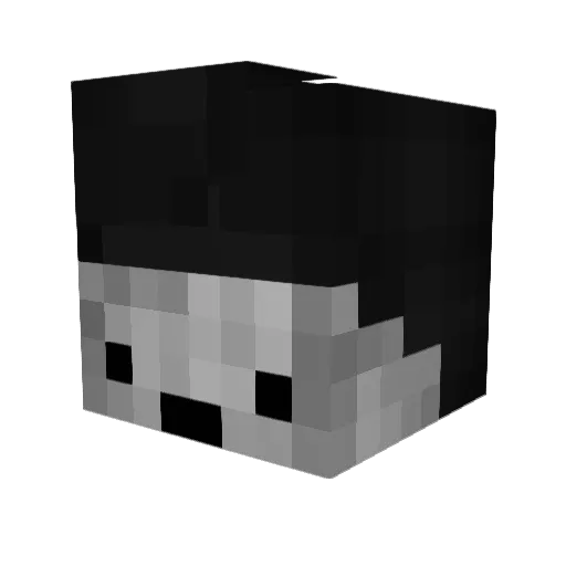 nestoriscrxzy Minecraft avatar head, 3D render