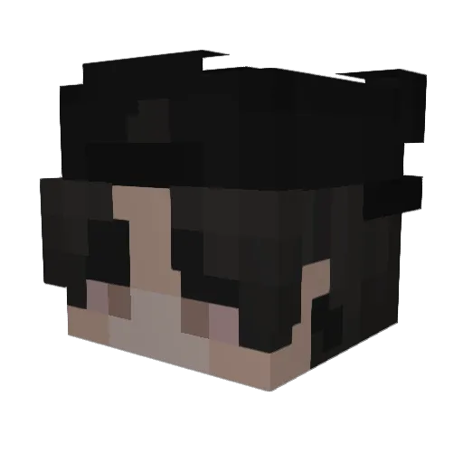 nestronn Minecraft avatar head, 3D render