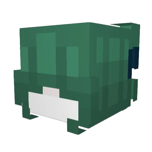 neswi Minecraft avatar head, 3D render