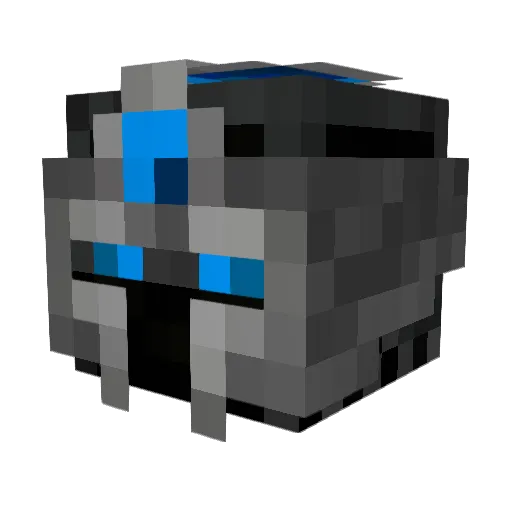 netalik Minecraft avatar head, 3D render
