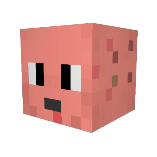 nethanelmaz Minecraft avatar head, 3D render