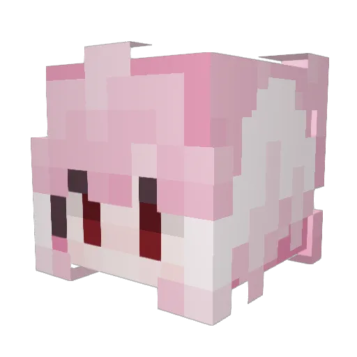 nethelogica Minecraft avatar head, 3D render