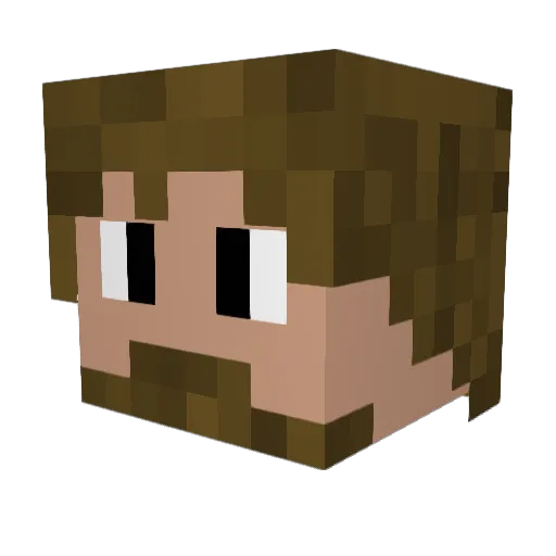 nether_lad Minecraft avatar head, 3D render