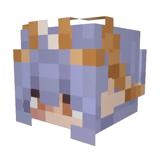netherchick11 Minecraft avatar head, 3D render