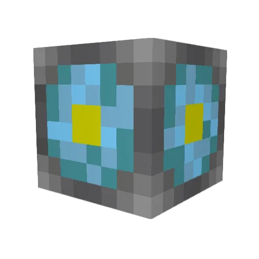 nethereactor Minecraft avatar head, 3D render