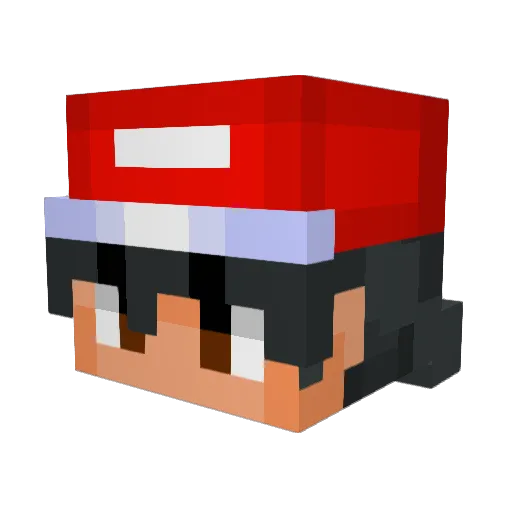 netheriz Minecraft avatar head, 3D render