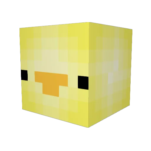 netherstar16 Minecraft avatar head, 3D render