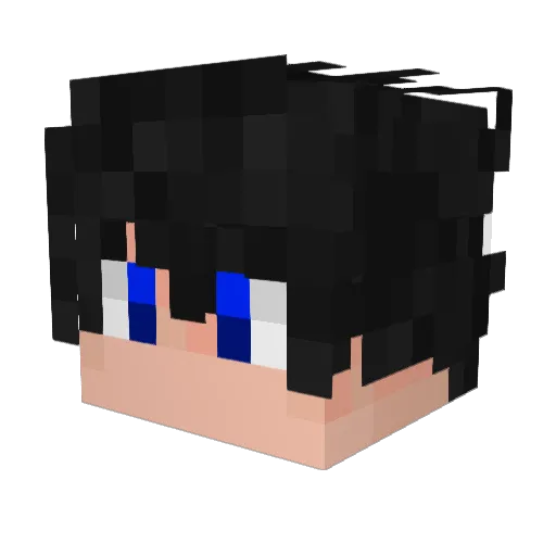 netoswt Minecraft avatar head, 3D render