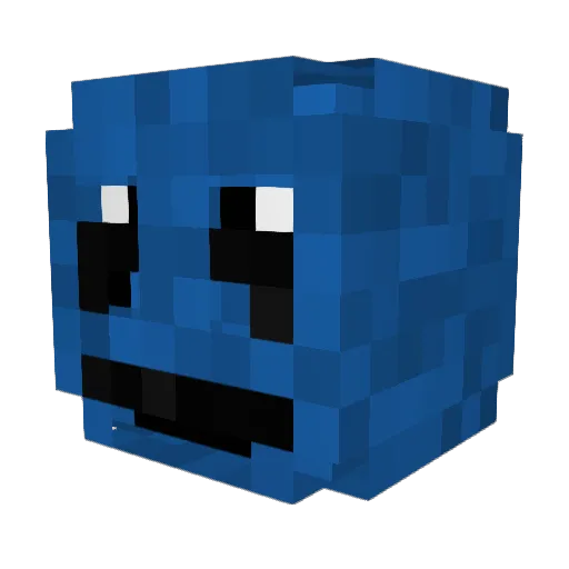 netsyy_ Minecraft avatar head, 3D render