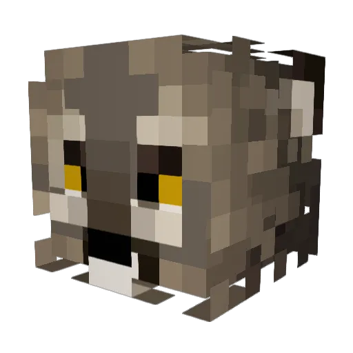 nettlenest Minecraft avatar head, 3D render